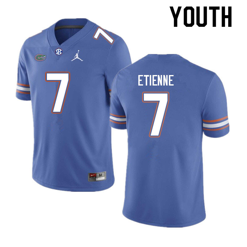 Youth #7 Trevor Etienne Florida Gators College Football Jerseys Sale-Royal - Click Image to Close